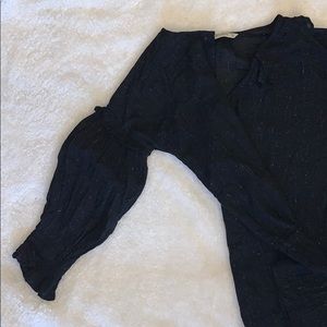 Zara V-Neck Tunic Black Dress